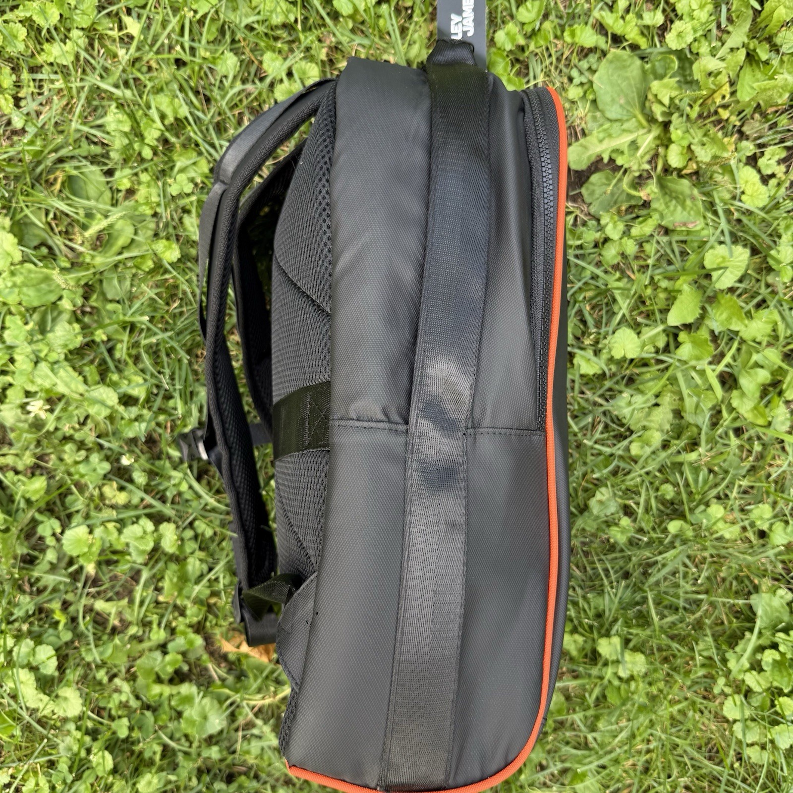 ATLEY JAMES Backpack Sling Bag Set Black Orange Travel School NEW NWT