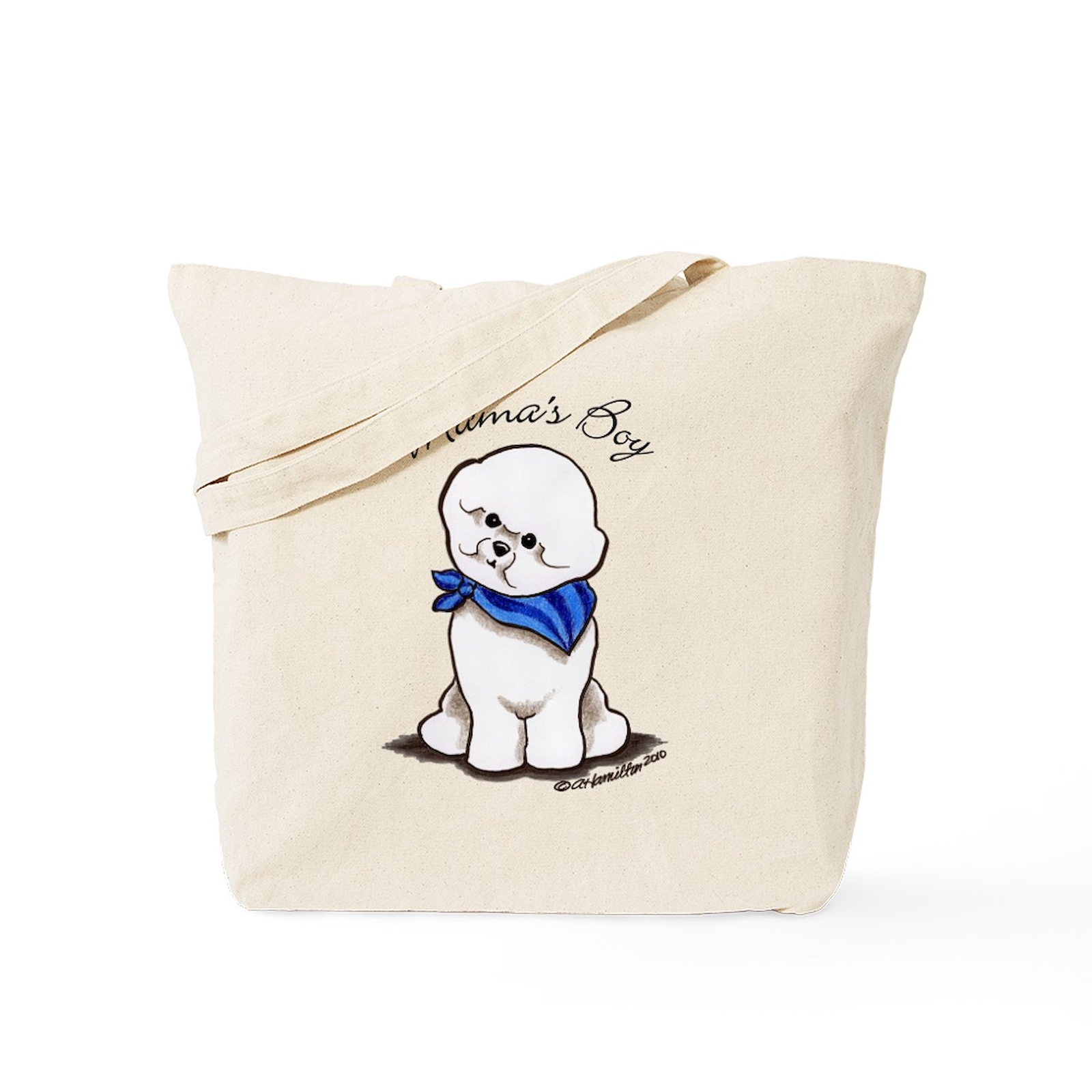CafePress Bichon Mama’s Boy Tote Bag (436945585)