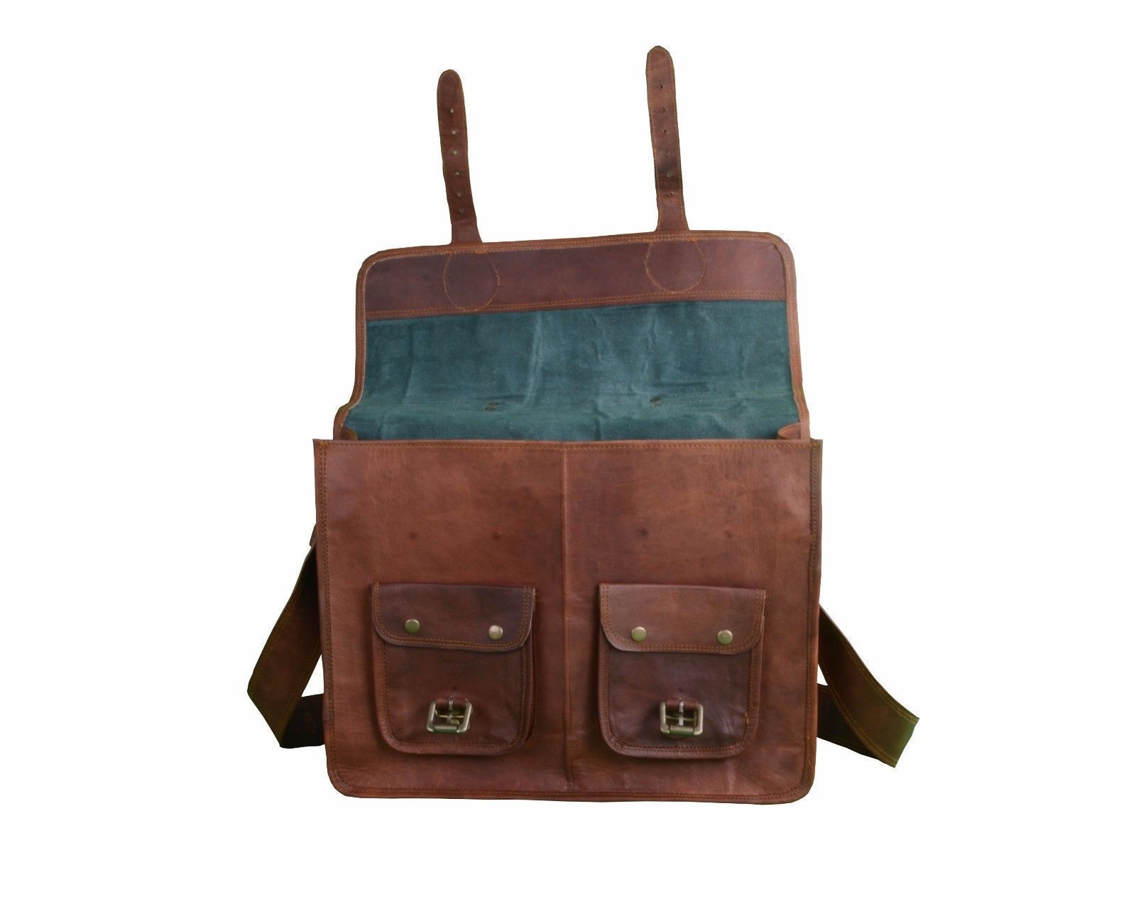Unicorn Leather Vintage Messenger Shoulder Men Satchel Laptop Briefcase Bag