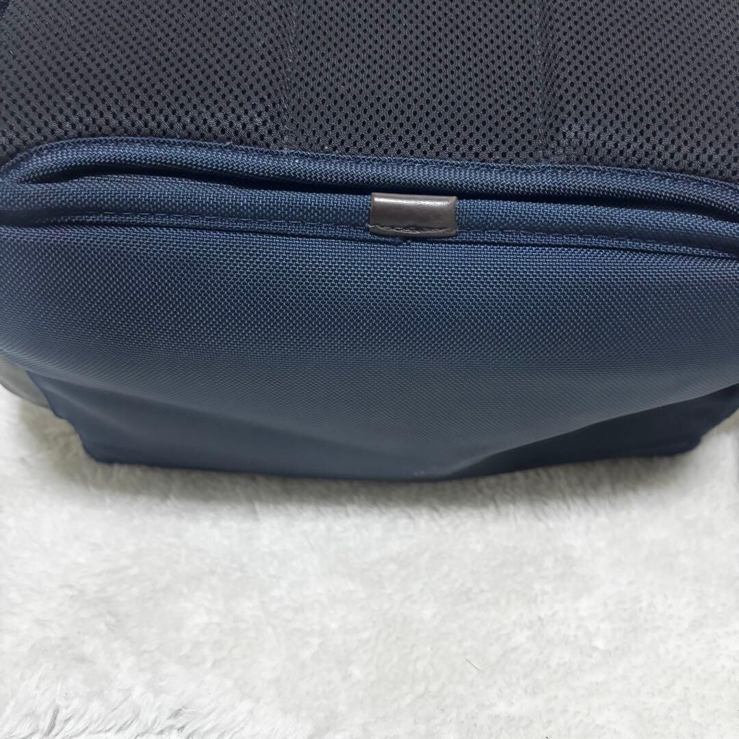 TUMI Alpha 3 Ballistic Nylon Backpack Briefpack Navy PC Compartment Authentic