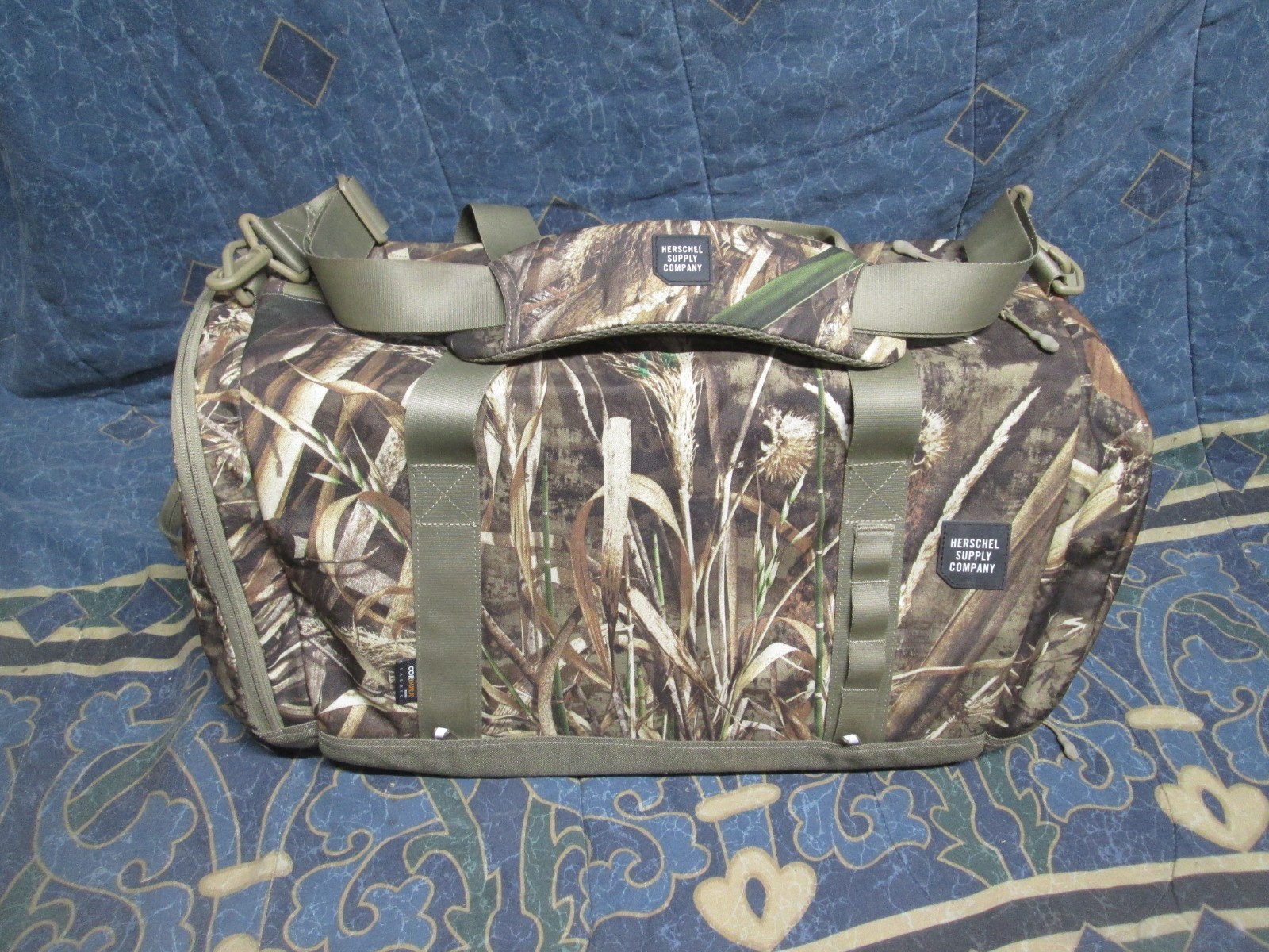 Herschel Supply Co. Cordura Duffel Bag Camo Camouflage Gym Bag Hunting Bag