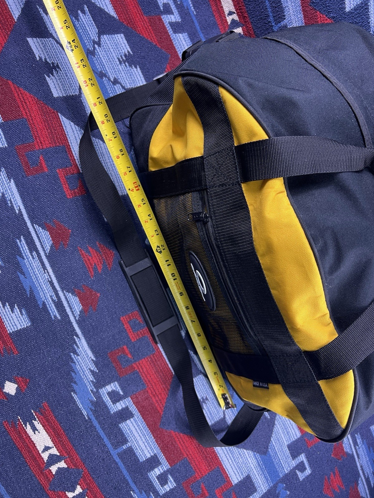 Vtg USA Made! Oakley Software Overnighter Duffel Bag Luggage Gym Carry On Travel