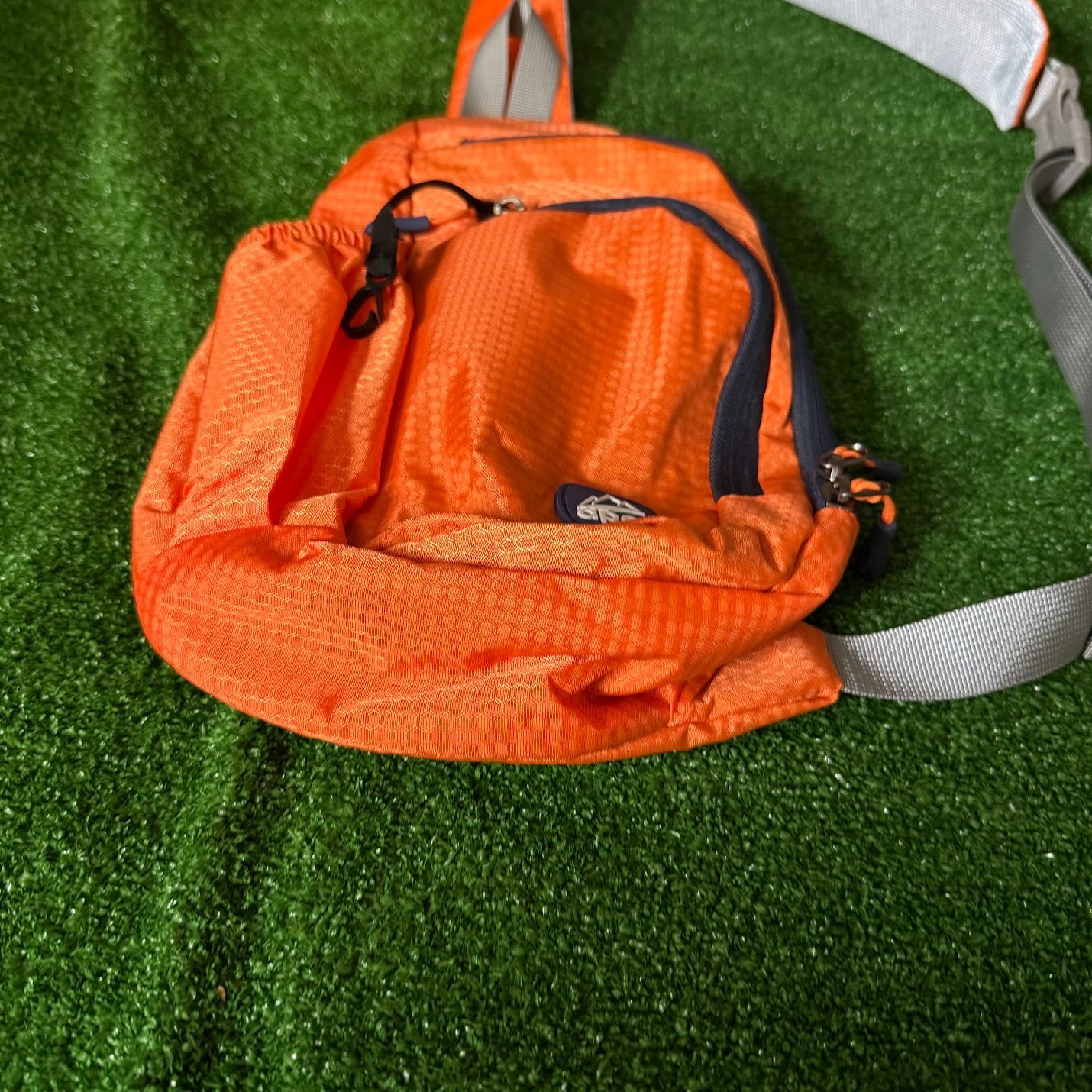 Apex Orange Ripstop Crossbody Bag Outdoor Hiking Camping Travel Sling Pack