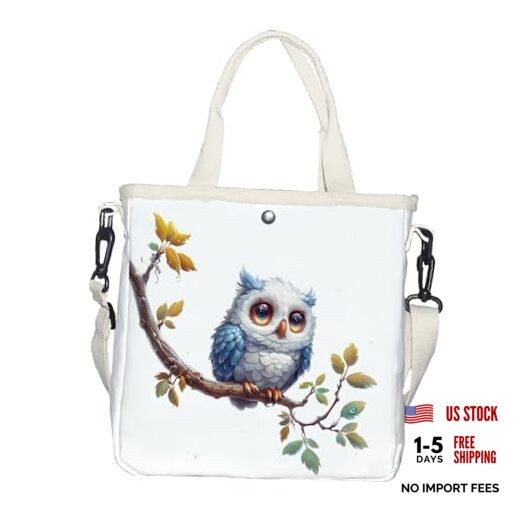 Cute owl print handbag-perfect gifts for animal lovers, women, shoulder bag 2