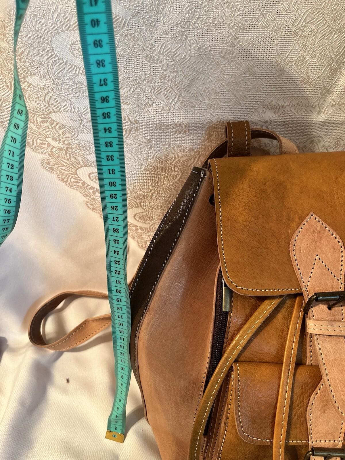 Backpack Genuine Leather – Handmade in Morocco – Large 24″x20″