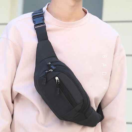Mens Fanny Pack Belt Waist Bag Cross Body Sling Shoulder Travel Sport Pouch Bag