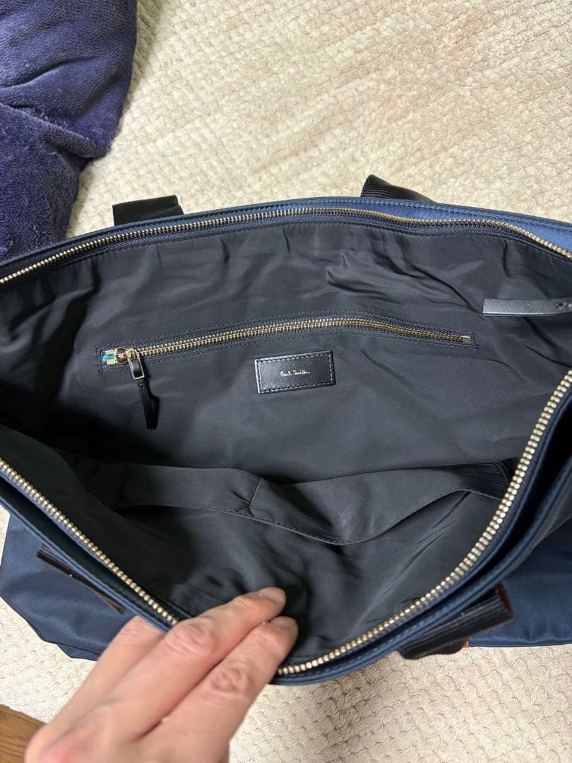 paul smith navy tote bag