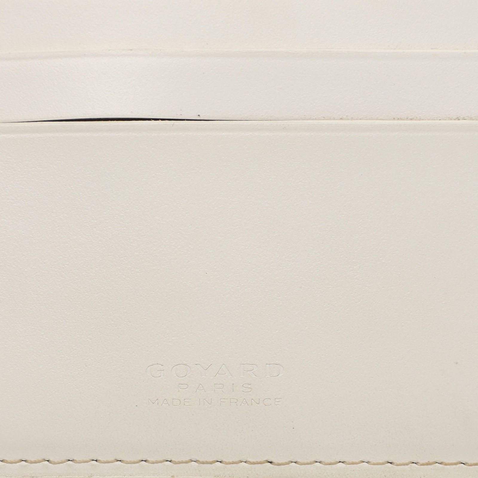 Goyard Saint Florentin White Goyardine Coated Canvas Wallet