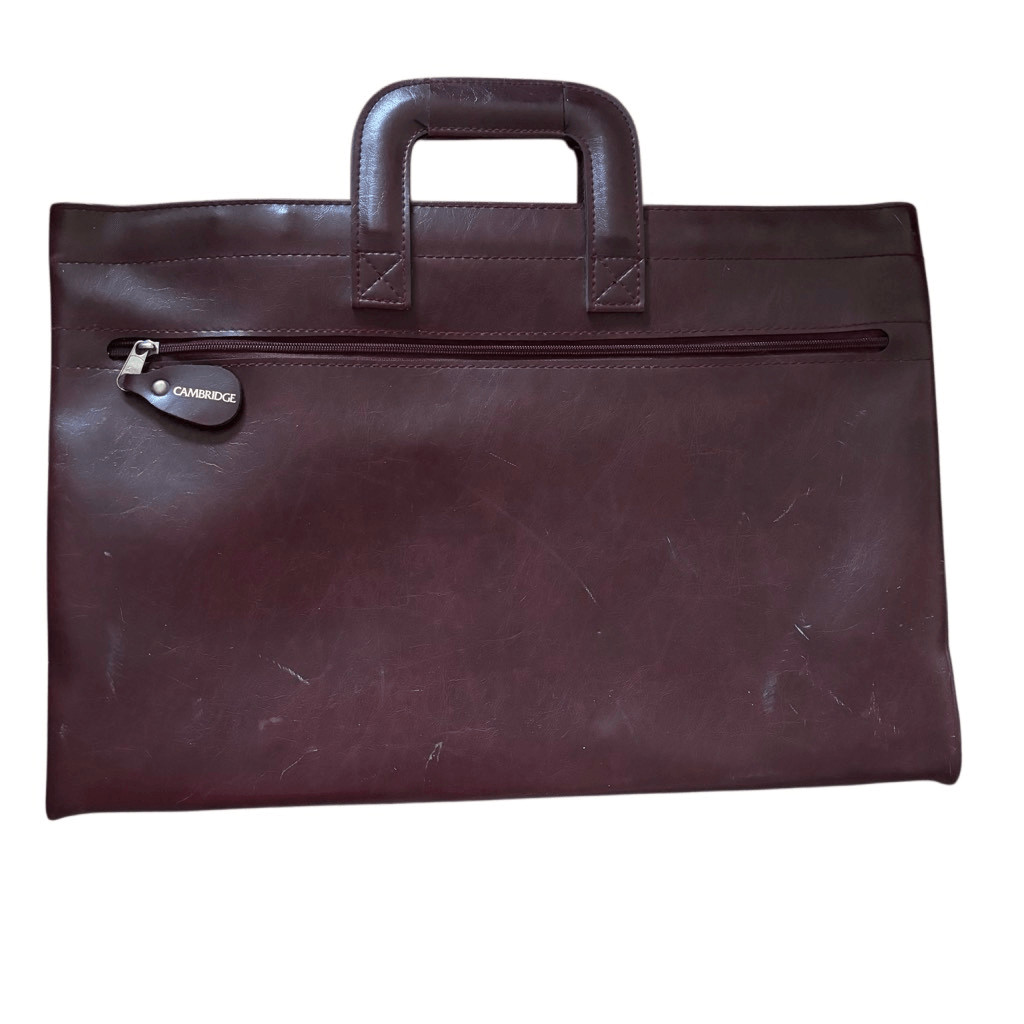 Vintage Cambridge Slim Portfolio Briefcase (17″ x 11.5″)
