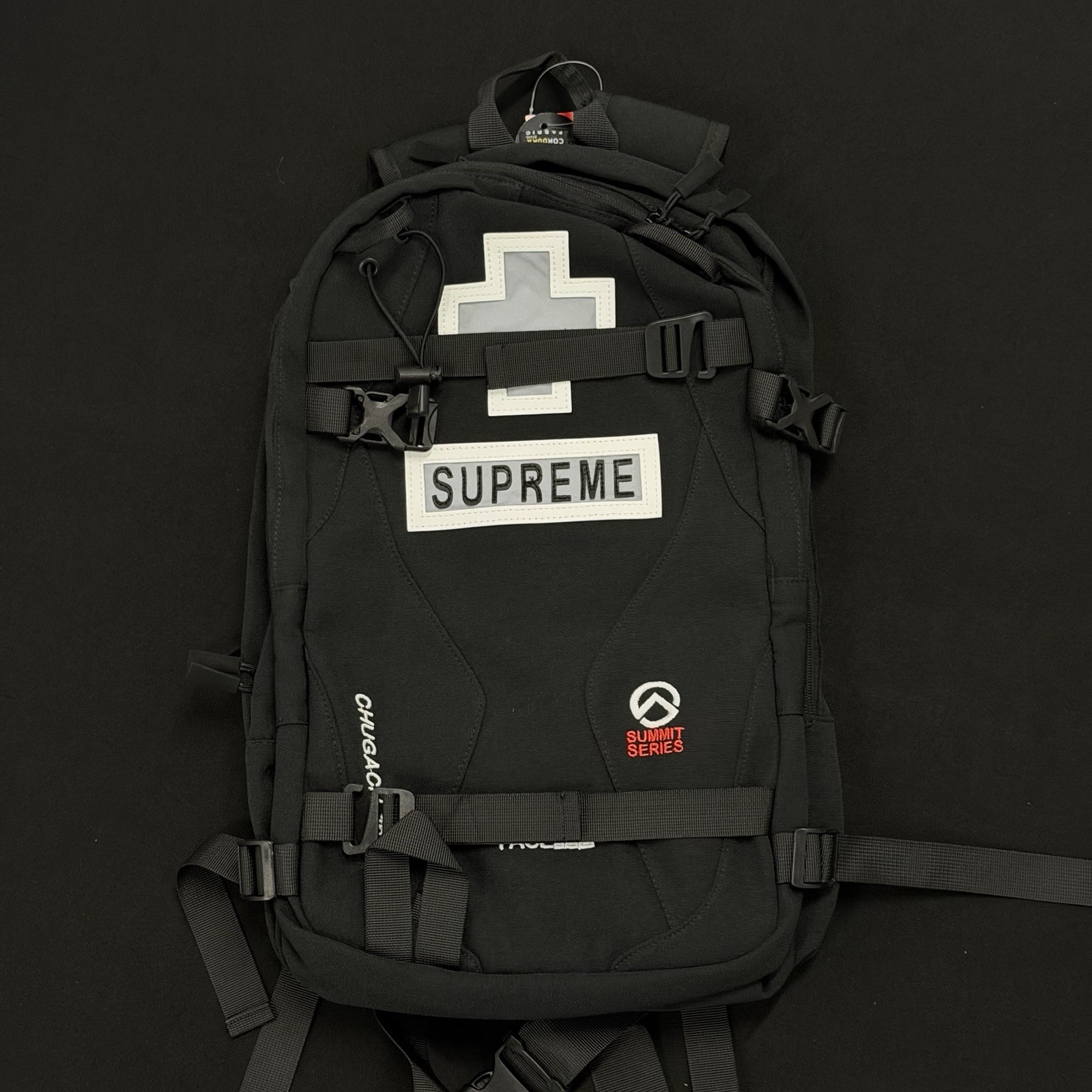 Supreme TNF Backpack Summit Series Rescue Chugach 16 Black Clip On Multi Pocket