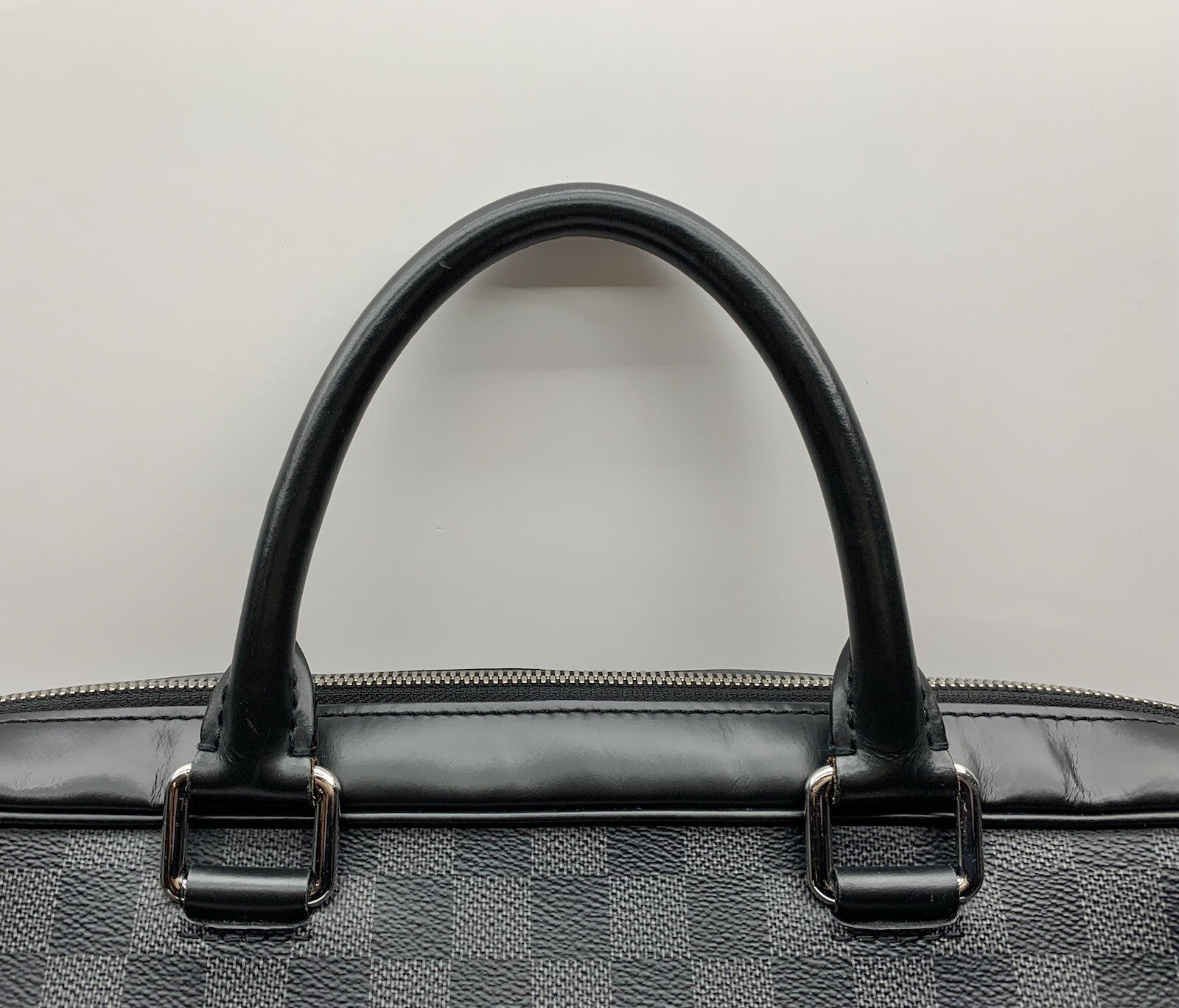Louis Vuitton Damier Graphite Porte Documents Business PM Black Bag