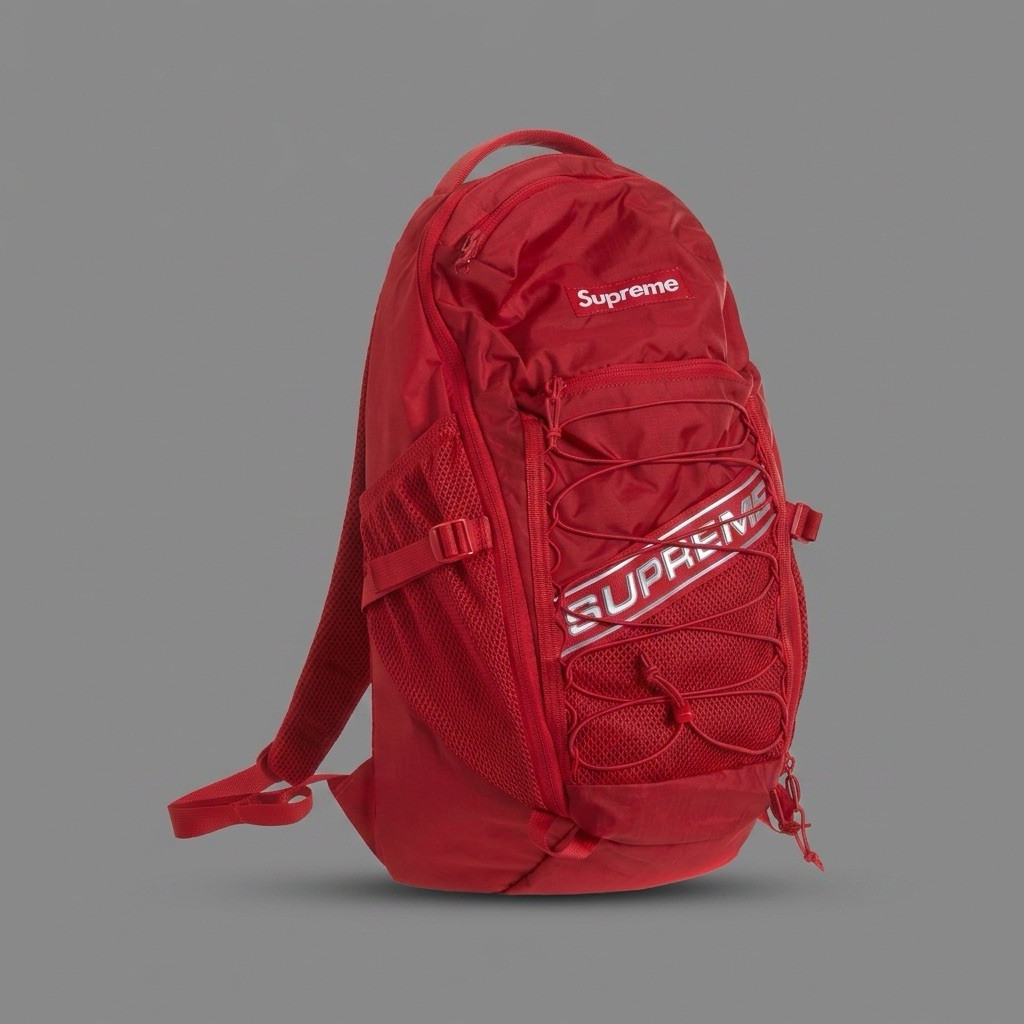 Supreme Logo Backpack Red FW23 | Verified Seller