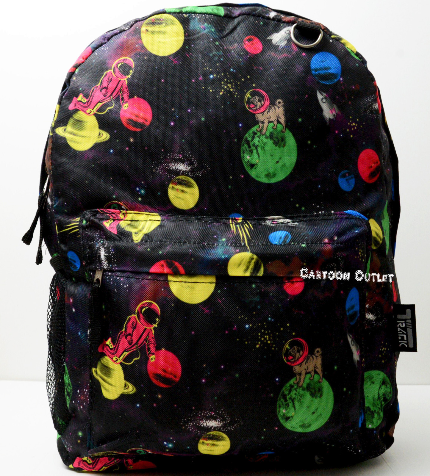 Backpack Galaxy Space Moon All Over Print 16″ Large Book Bag School Travel New
