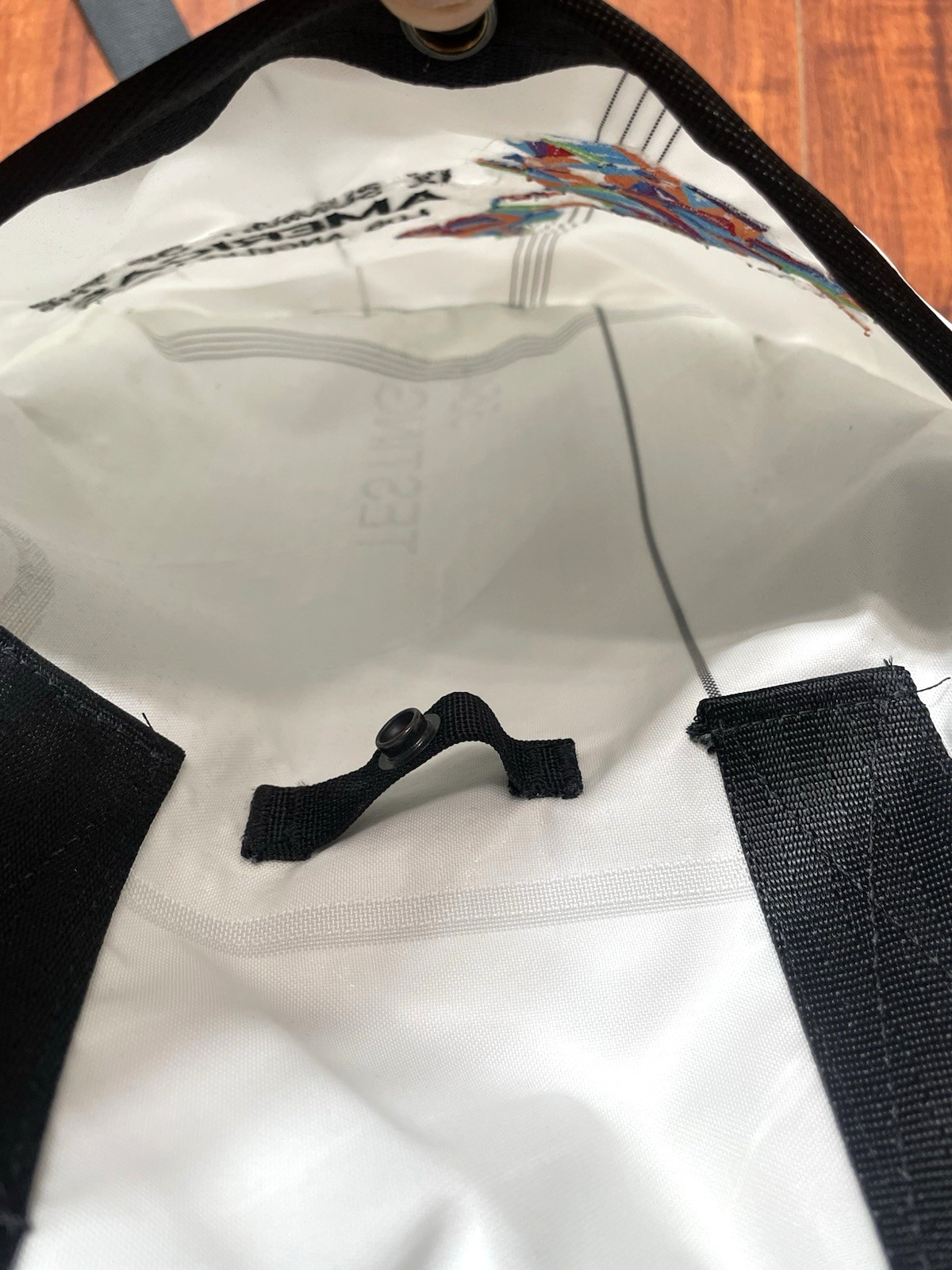Rewilder Backpack IX Summit of The Americas 2022 Upcycled Airbag Seatbelt Bag