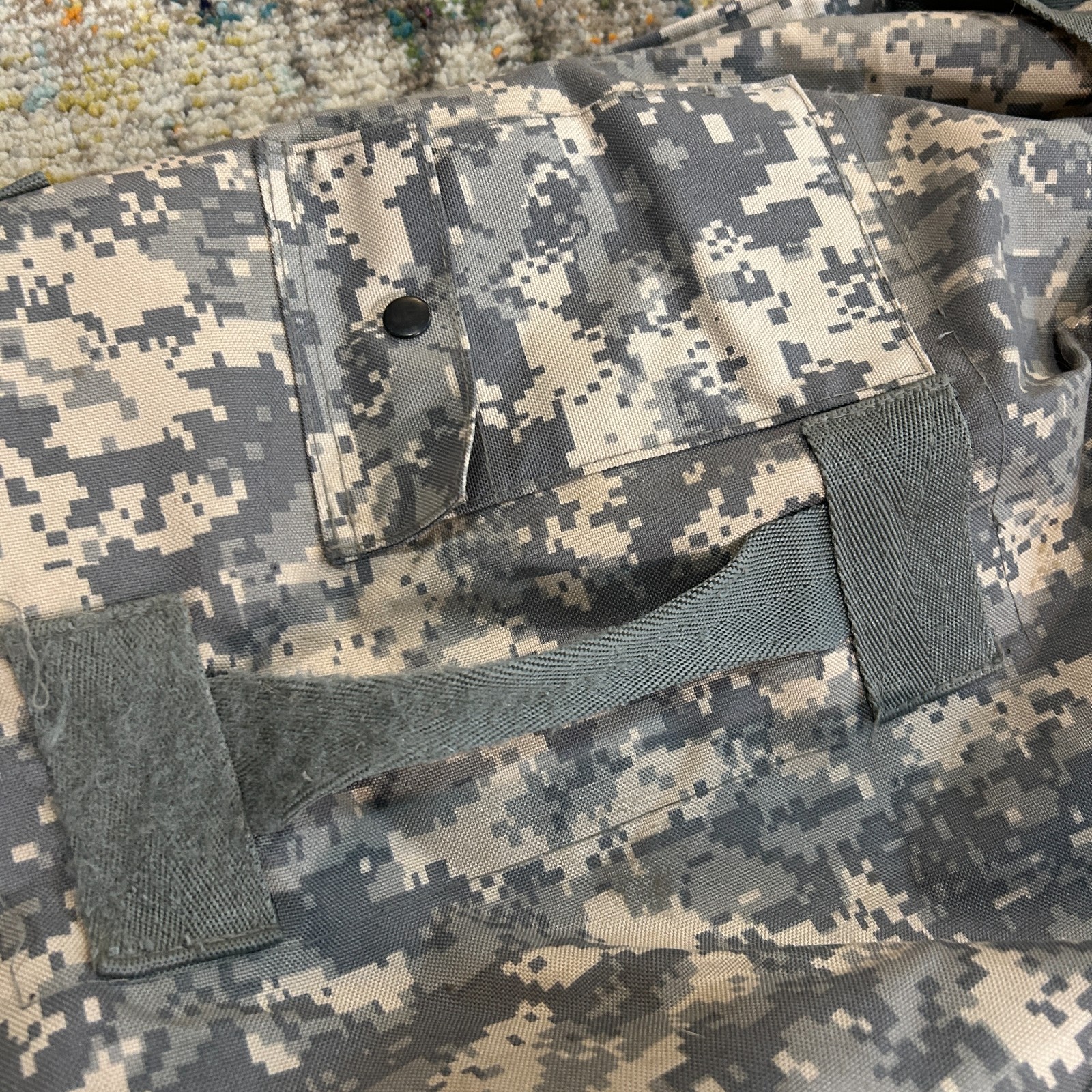 US ISSUE military camouflage top load duffle digital Camo Backpack Straps