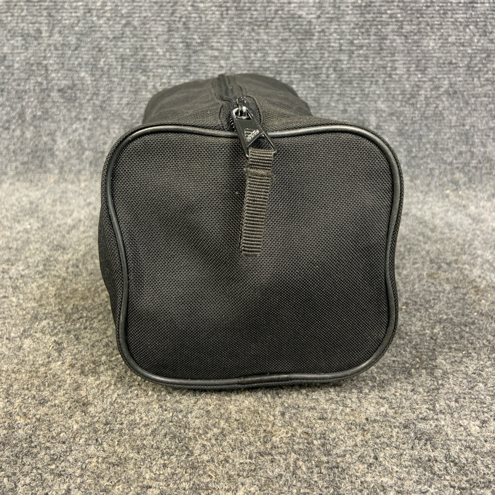 Adidas Black Toiletry Kit Travel Bag Small Zipper Logo Pouch 8.5”x5”x5″ Makeup