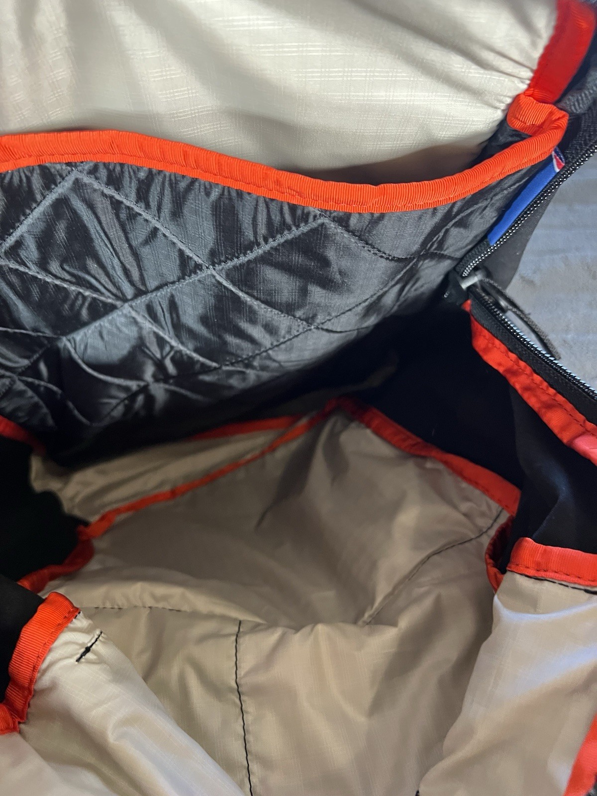 Cotopaxi Black Canvas Multi Pocket Organizer School Travel Hike Camp Backpack