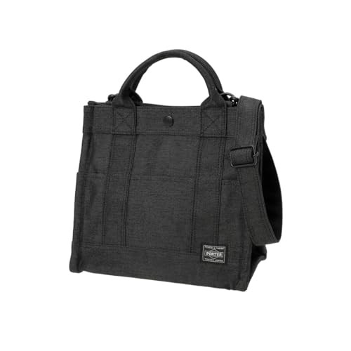 PORTER SMOKY 2WAY Tote Bag S 592-27628 Black CORDURA Made in Japan New Y870196