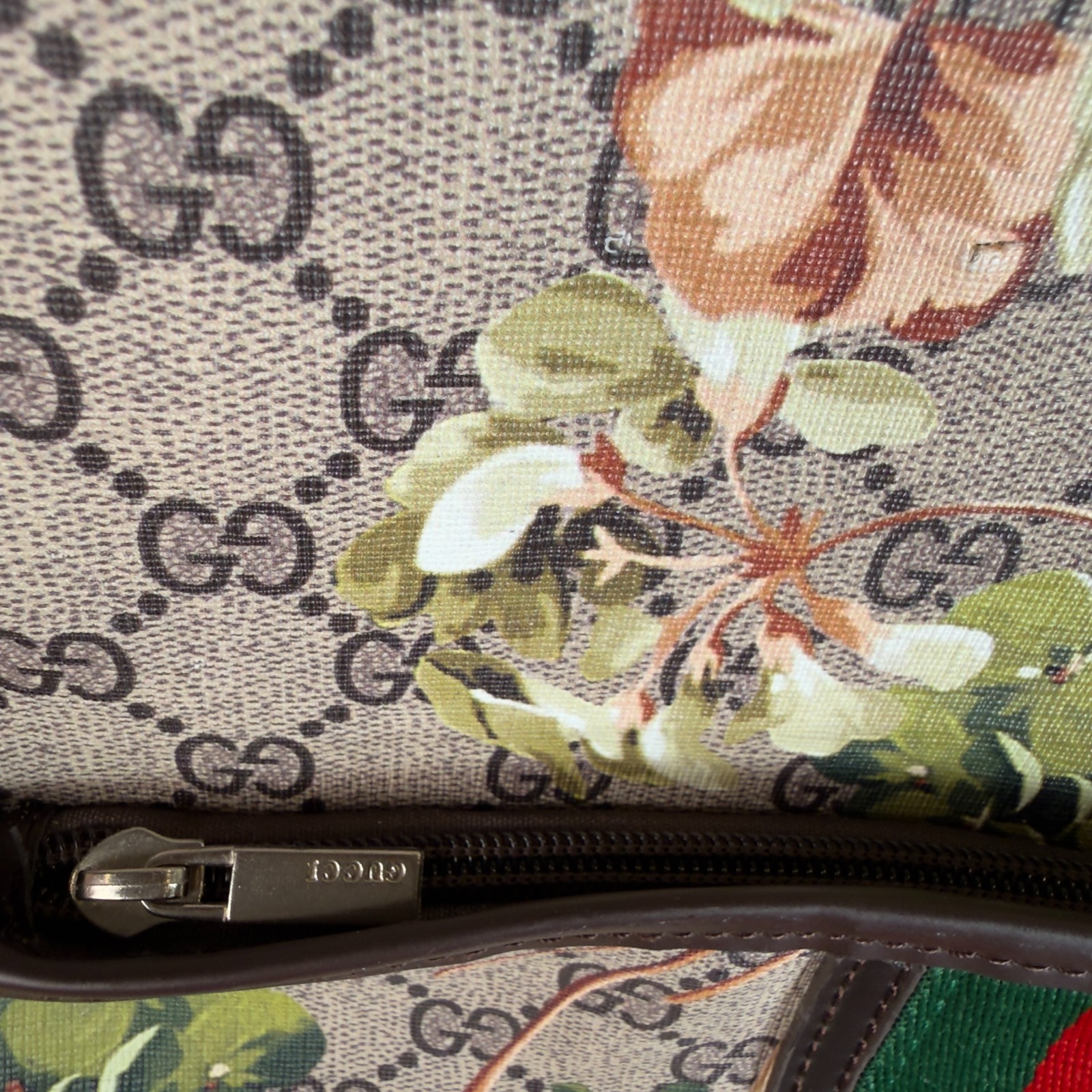 Gucci GG Supreme Tian Floral Bird Backpack