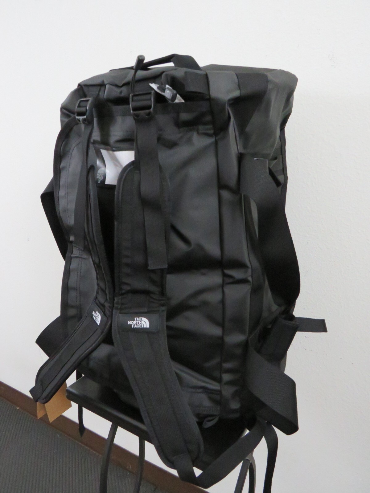 The North Face Large Base Camp Duffel Packable Travel Backpack – TNF Black NPF