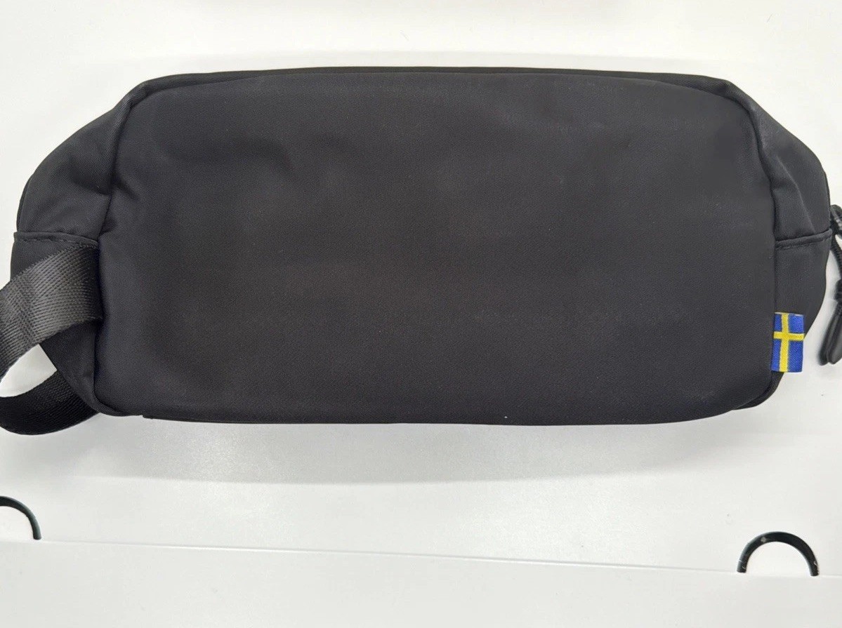 Gaston Luga Dash Black Toiletry bag. Dopp. NWT