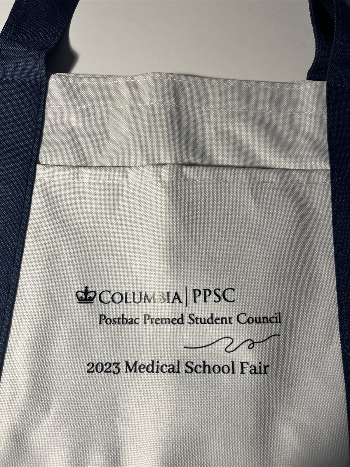 ✅NEW Columbia University Postbac Premed Canvas Ivy Alumni Tote Books Bag.