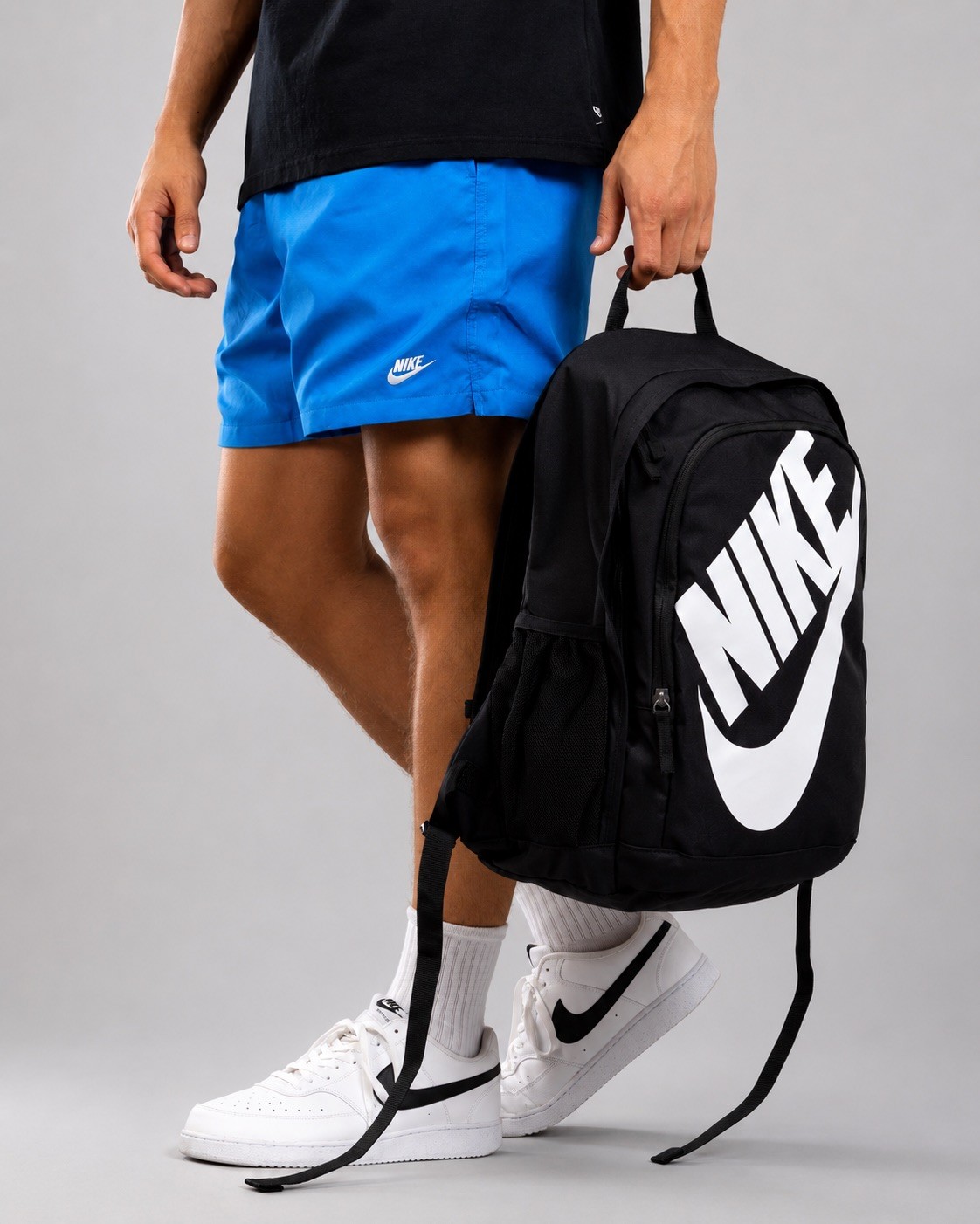 Nike Heritage Backpack Black BA5217-010 25L Laptop School Travel Bag New