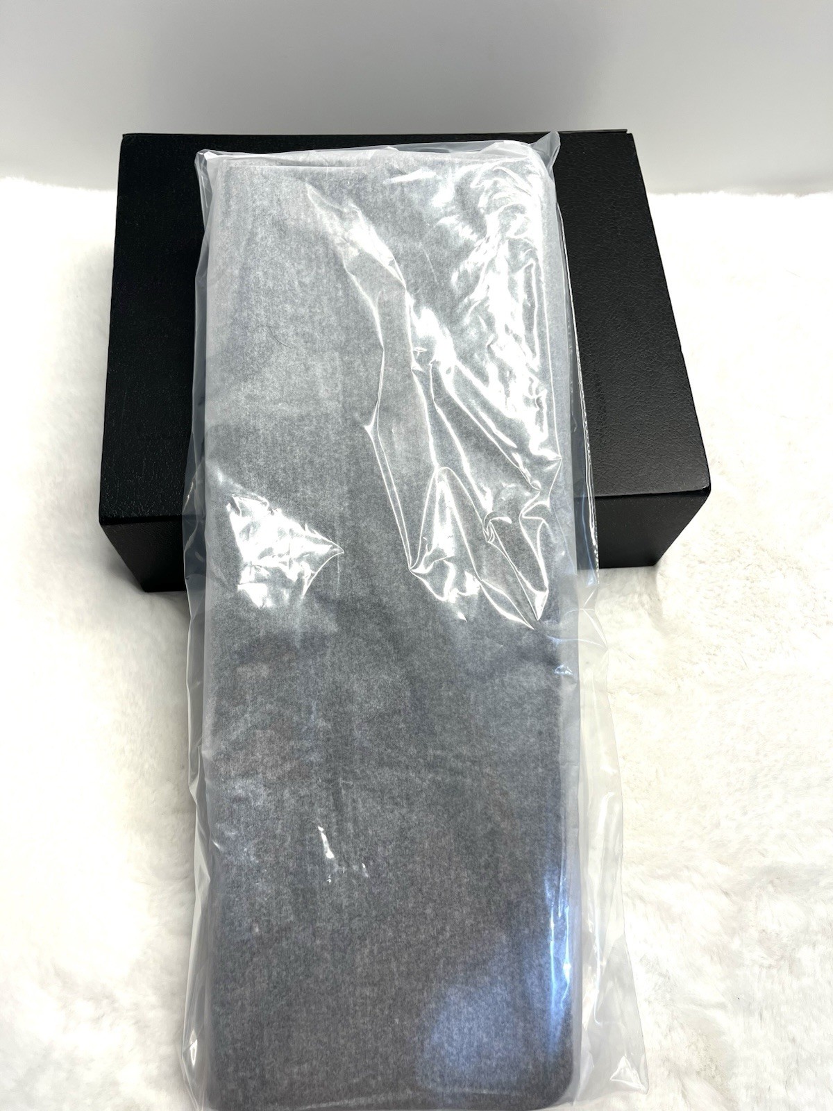 BROOKS BROTHERS 346 Black Zip Around Travel Tie Case – 16″ X 6”