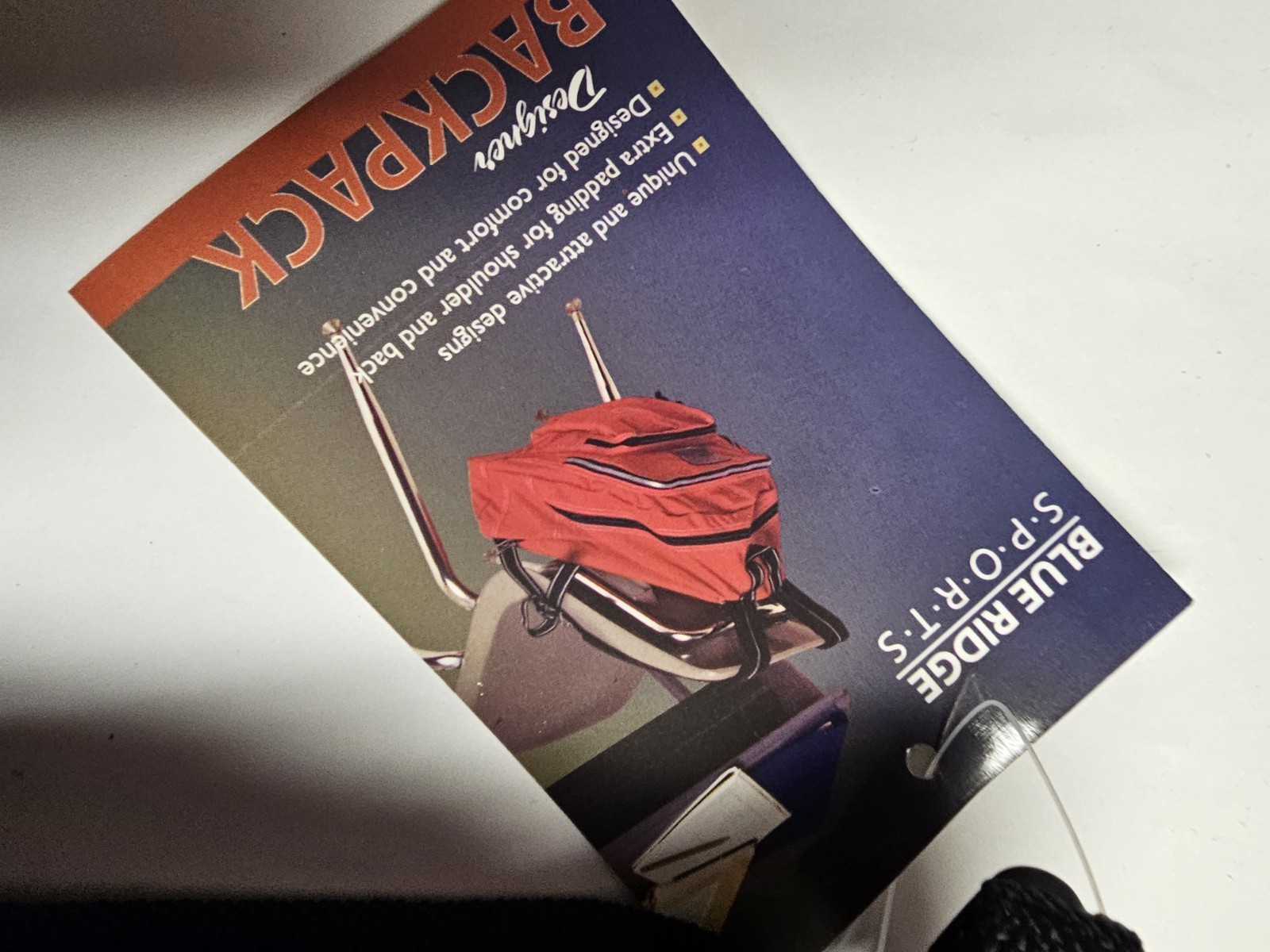 BACKPACK Red Single Strap Sling Backpacks Crossbody BLUE RIDGE SPORTS NWT