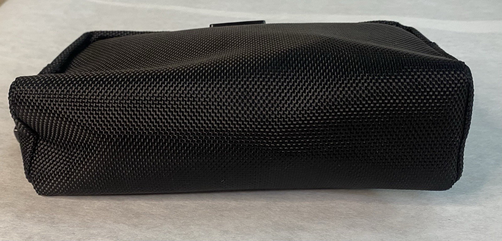 Tumi Delta Black Accessory Pouch Bag Zip Case Makeup Toiletry Travel