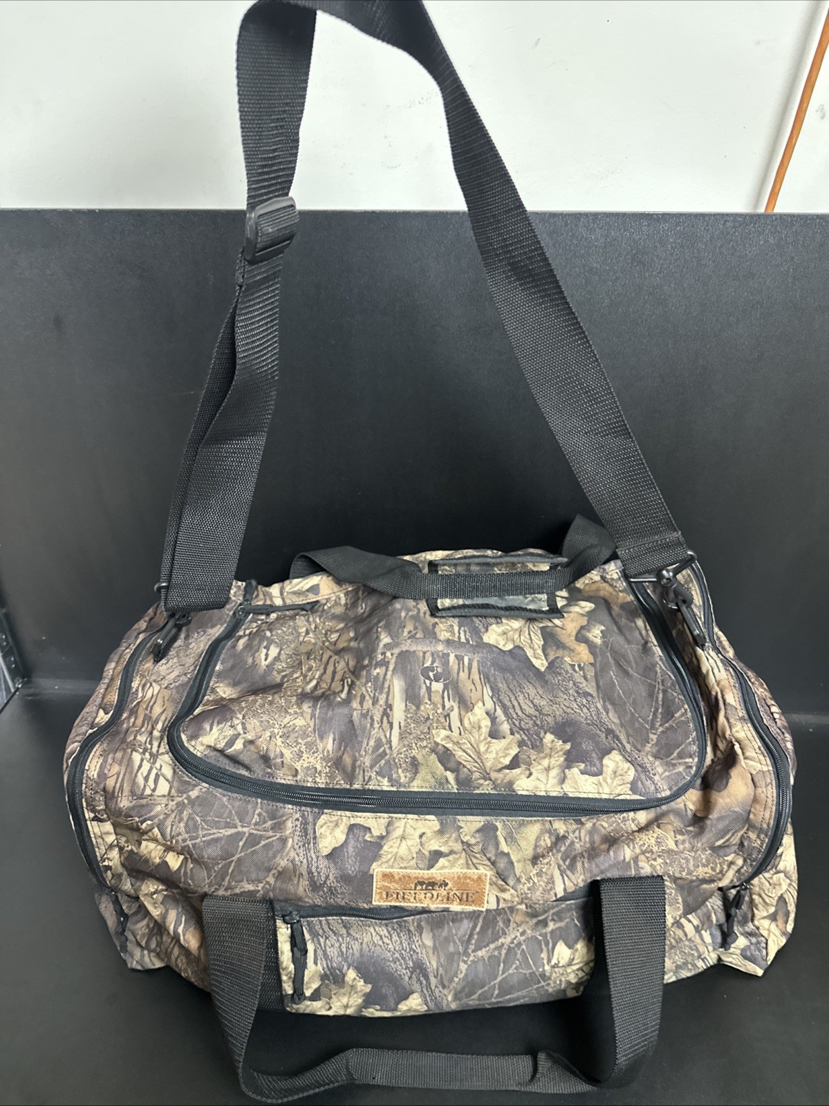 FIELDLINE Brown/Green REALTREE CAMO DUFFLE BAG Outdoor Fishing Hunting D241-MOB