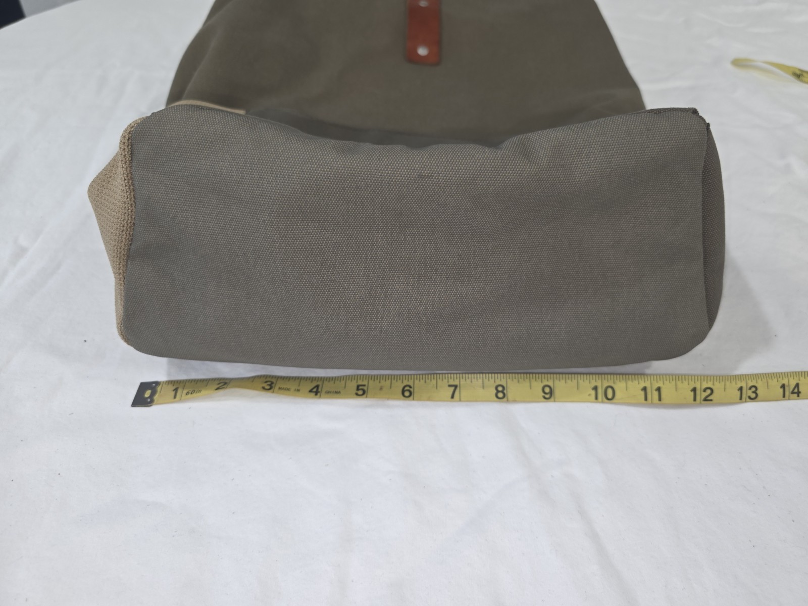 Brooks Cycle Bags Green Canvas Backpack