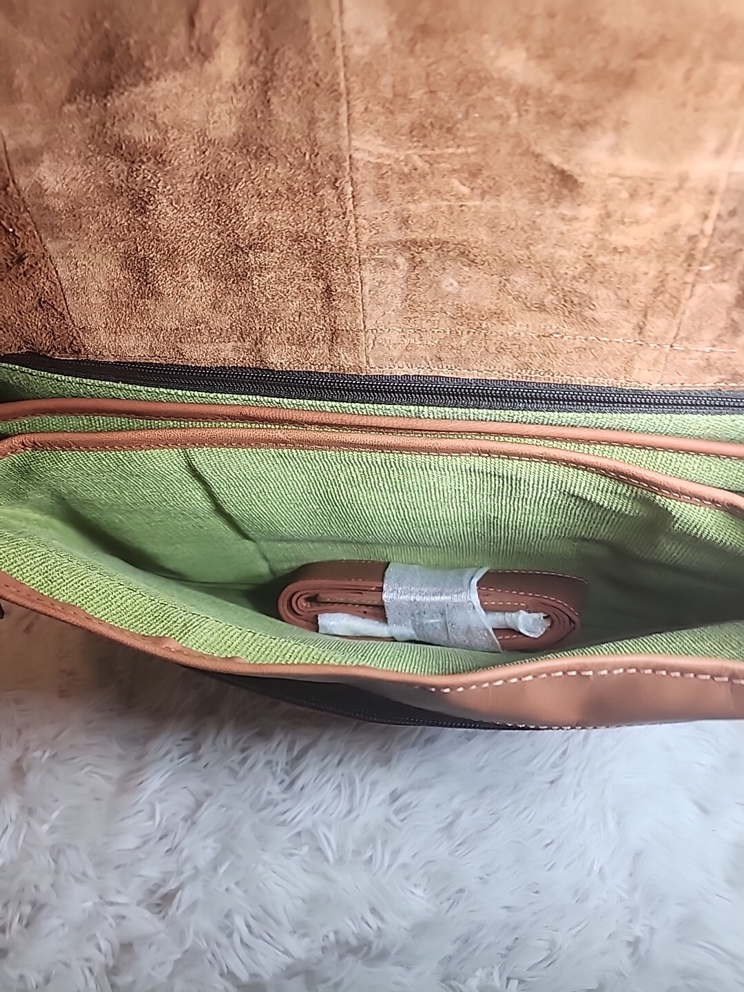 Large Leather Briefcase Leather Messenger Bag Laptop Bag 16 x 12 x 5