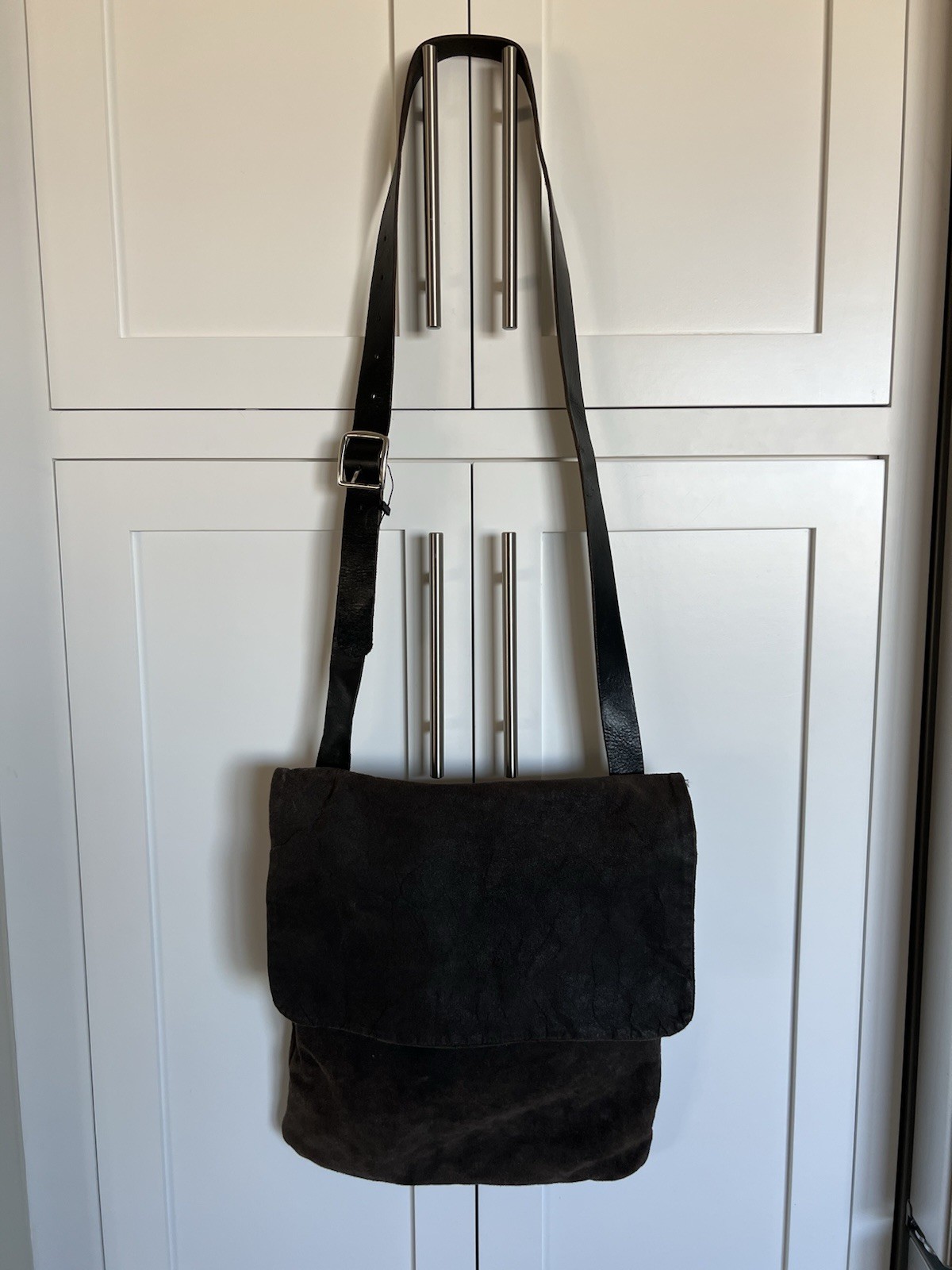 Maison Martin Margiela 10 0 Artisanal Leather Messenger Bag Made In France