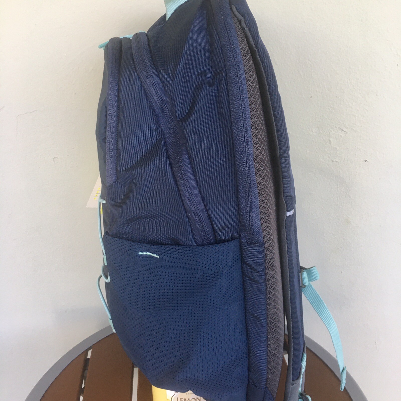 All In Motion Backpack 19in Blue Bookbag Laptop Sleeve Travel School Gym Travel