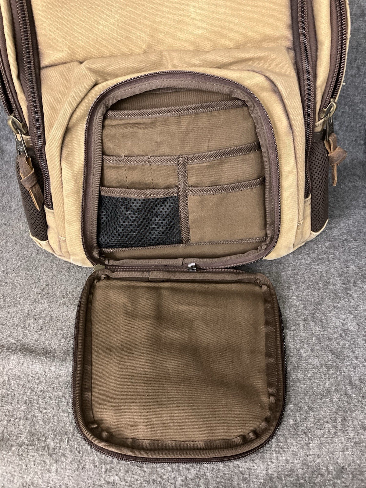 STS Buffalo Creek Theo Backpack Western Canvas Leather Laptop Conceal – ISSUES