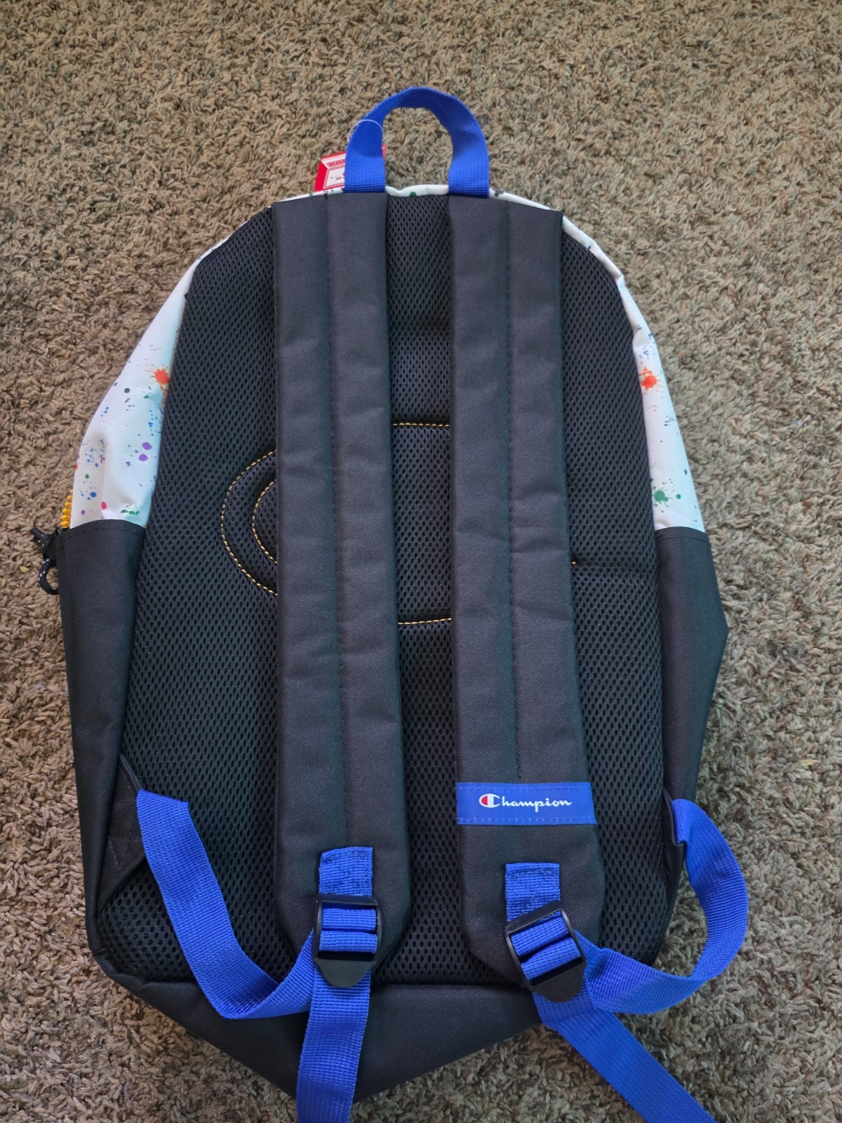 Champion backpack Nwt splatter paint