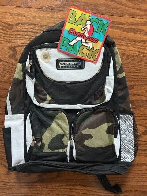Sports Gear Overland Camo Camouflage Green Backpack