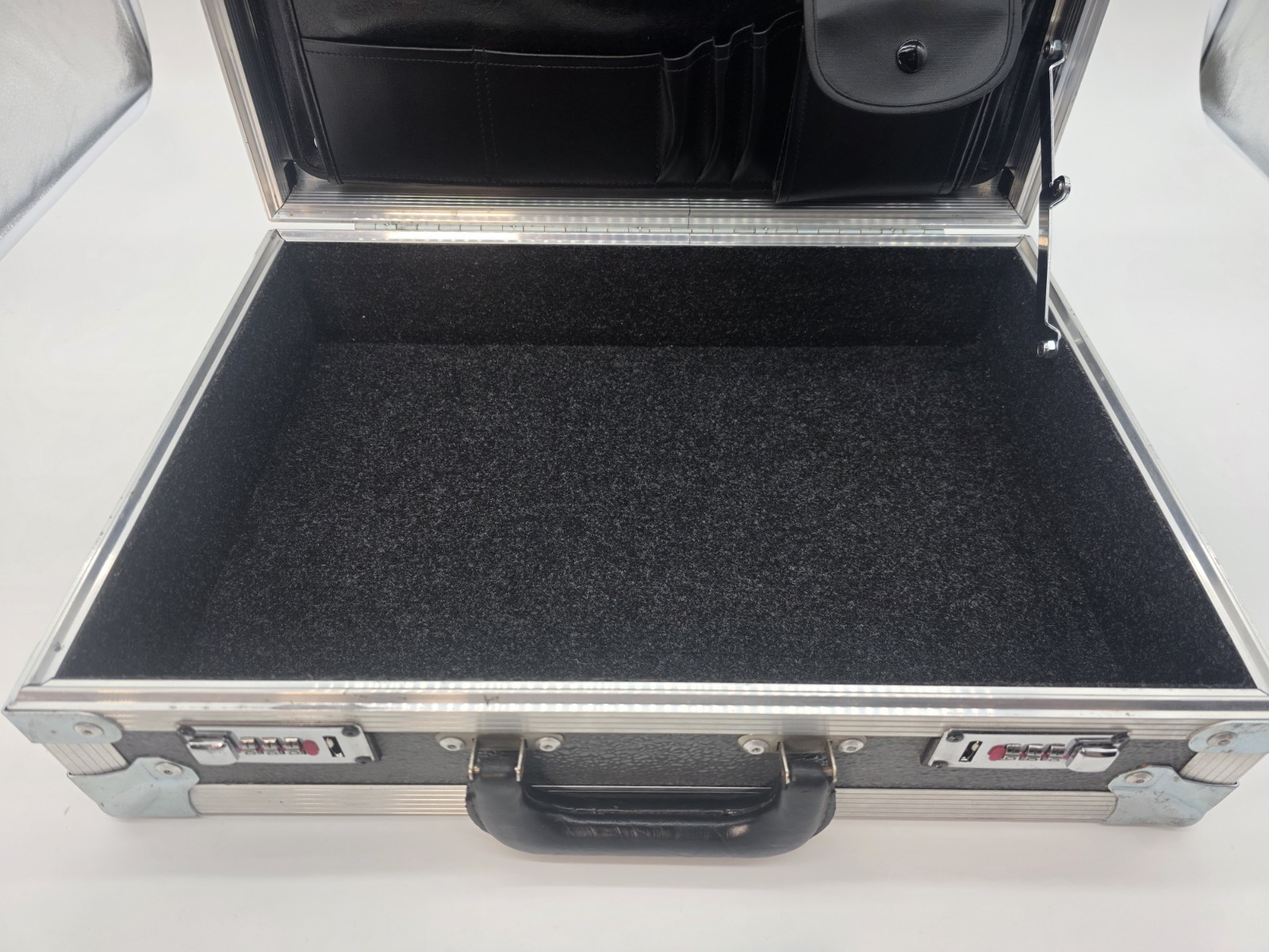 Star Case Briefcase Aluminum New/Light Wear From Storage, With File Pocket
