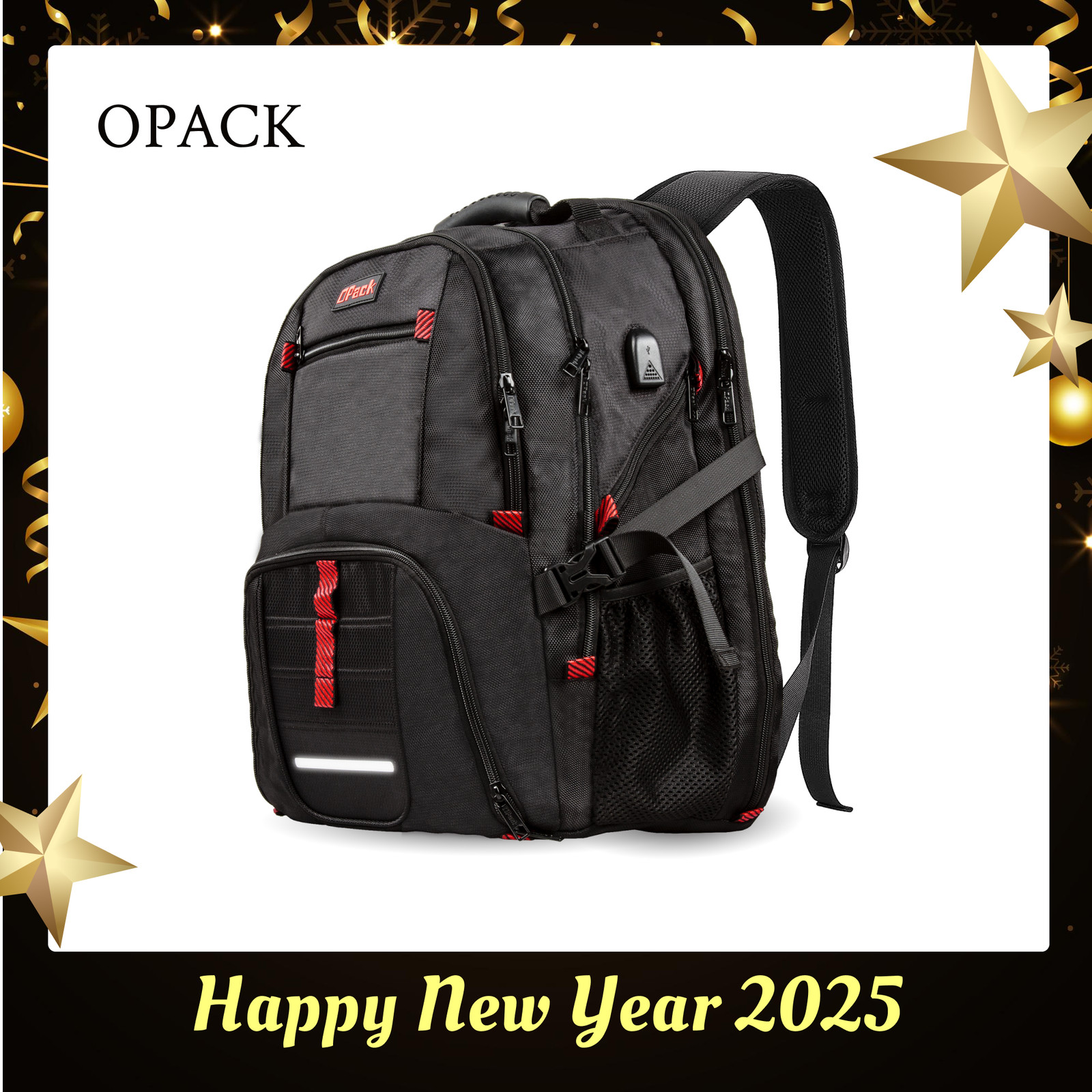 Anti-Theft 17″ Laptop Bag 45L TSA Friendly Durable Travel Backpack
