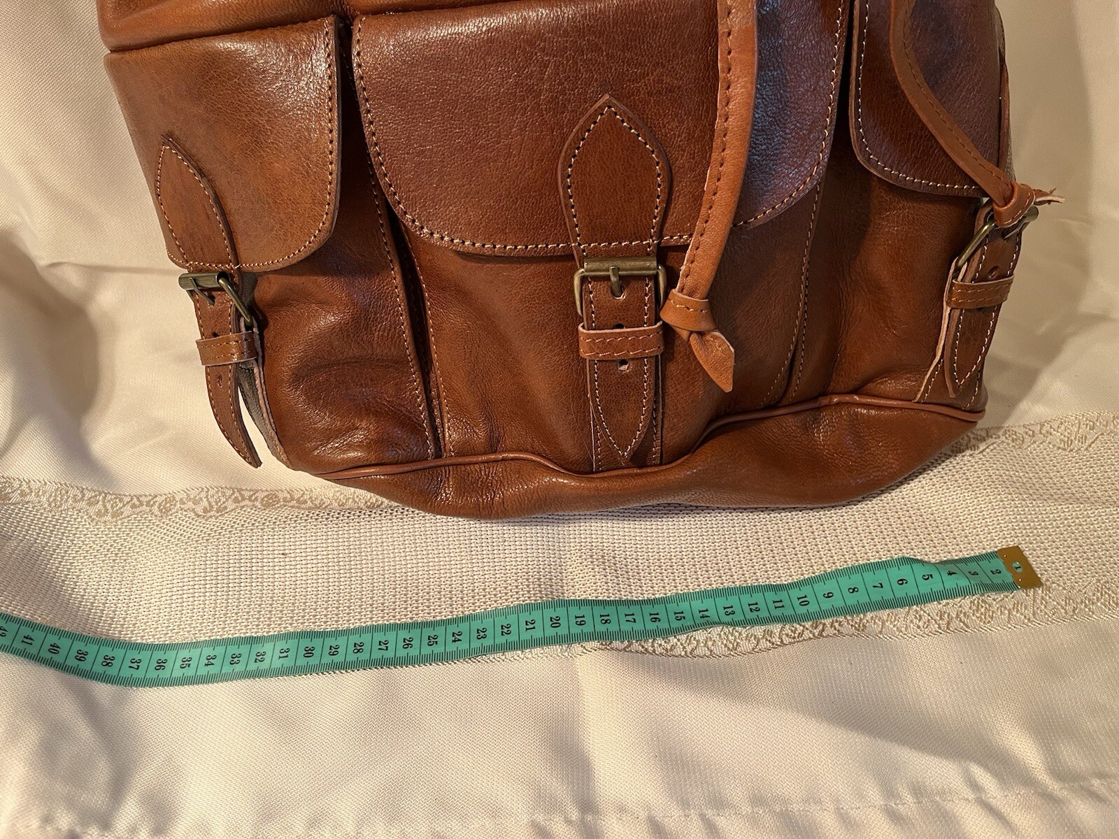 Backpack Genuine Leather – Handmade in Morocco – Large 24″x20″