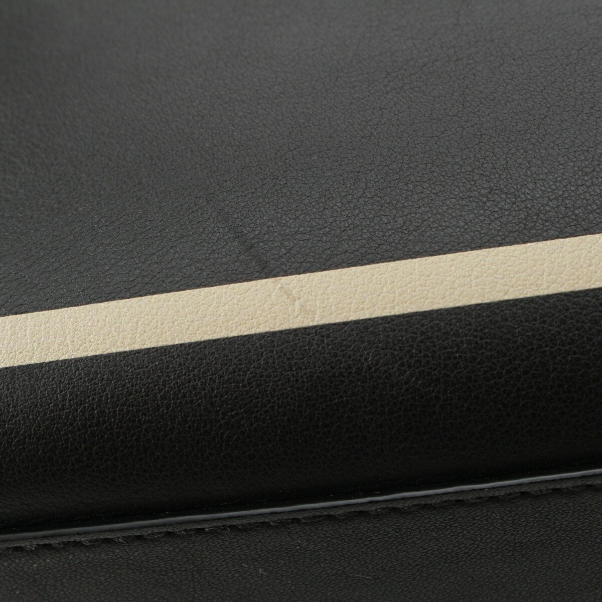 BALLY Crystalia Tote Shoulder Bag Black Leather 38x38x13cm pre-owned