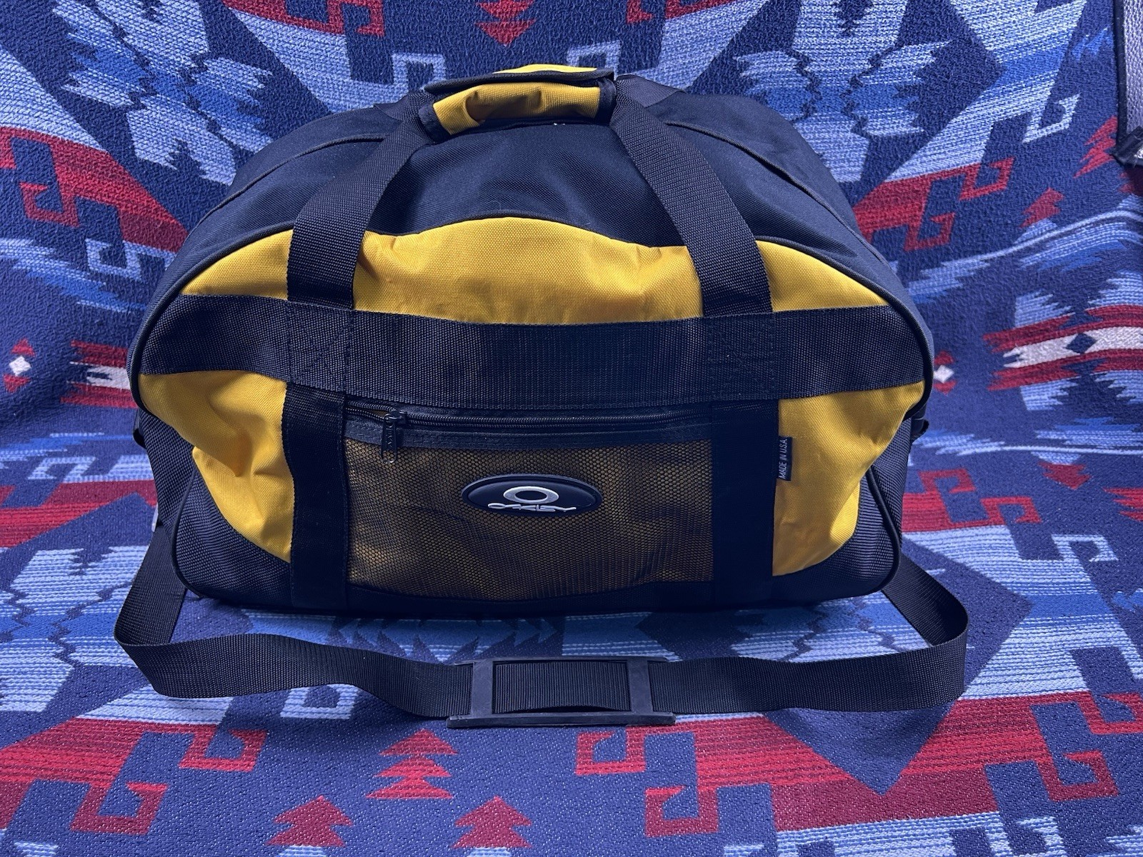 Vtg USA Made! Oakley Software Overnighter Duffel Bag Luggage Gym Carry On Travel