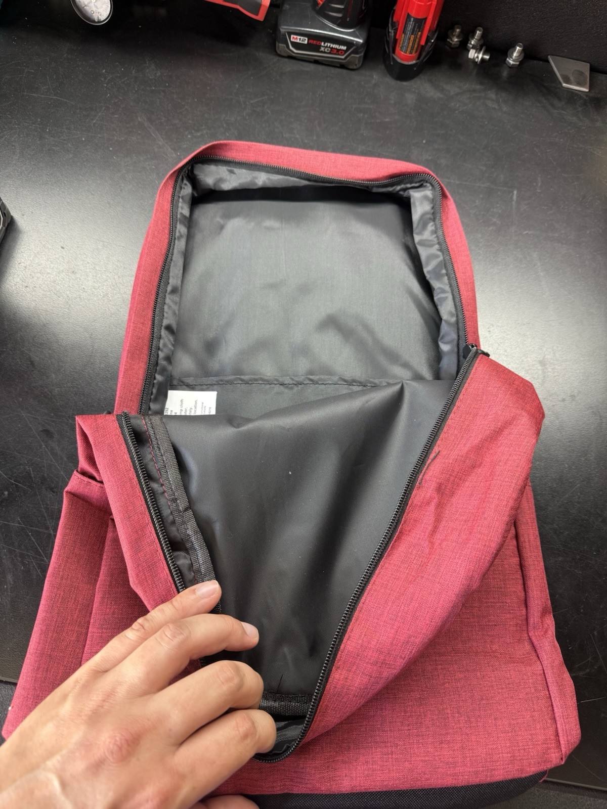 Snap On Red And Black Backpack 2005005880001