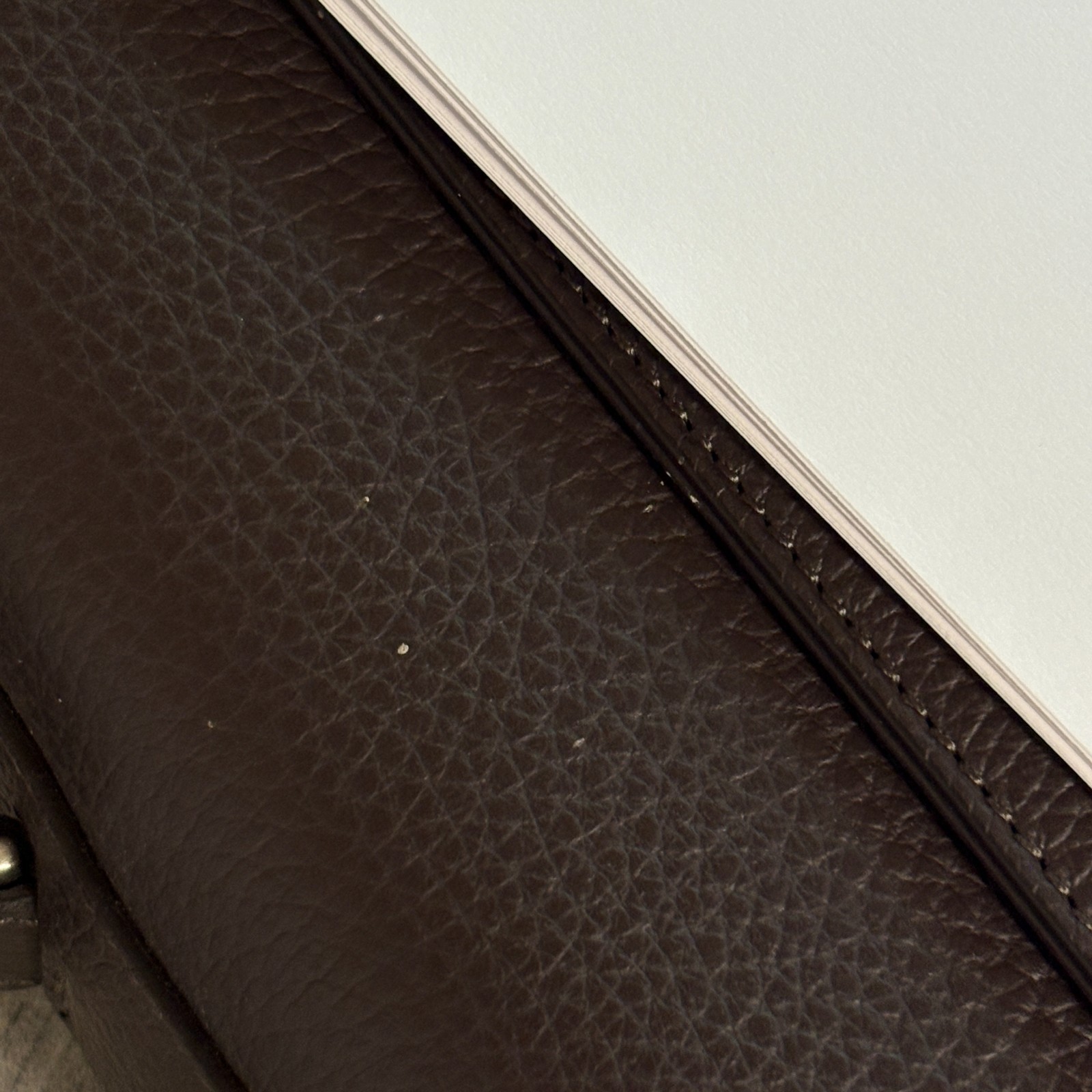 Armani Collezioni Leather Briefcase Bag Attache