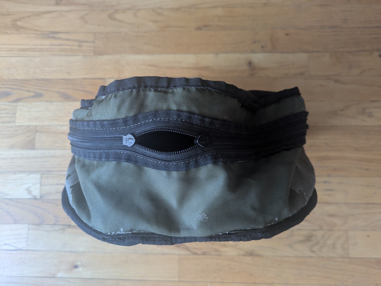 The Brown Buffalo Standard backpack green olive black, used see desc $189 retail