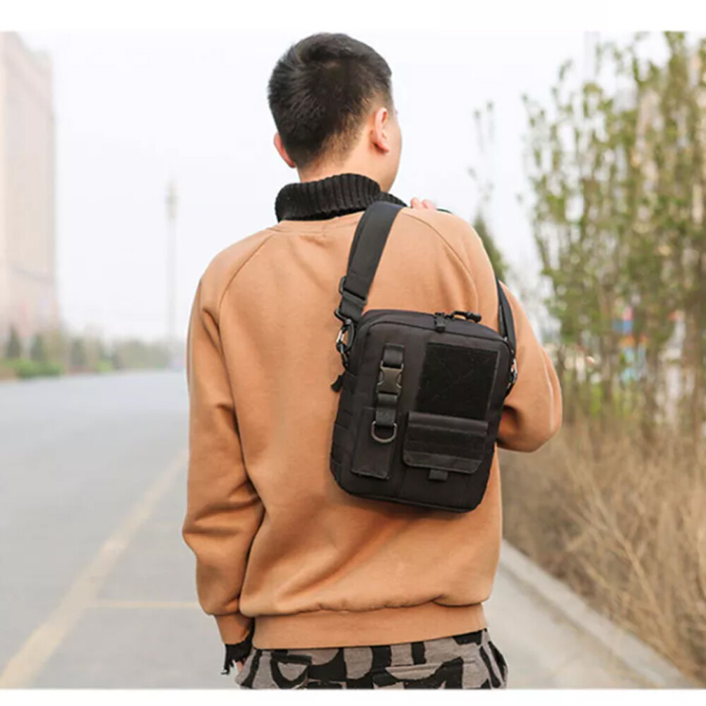 Mens Messenger Bag Waterproof Shoulder / Cross Body Backpack Tactical Sling Bag
