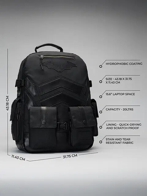Batman Gotham Gear Official Backpack Limited Edition