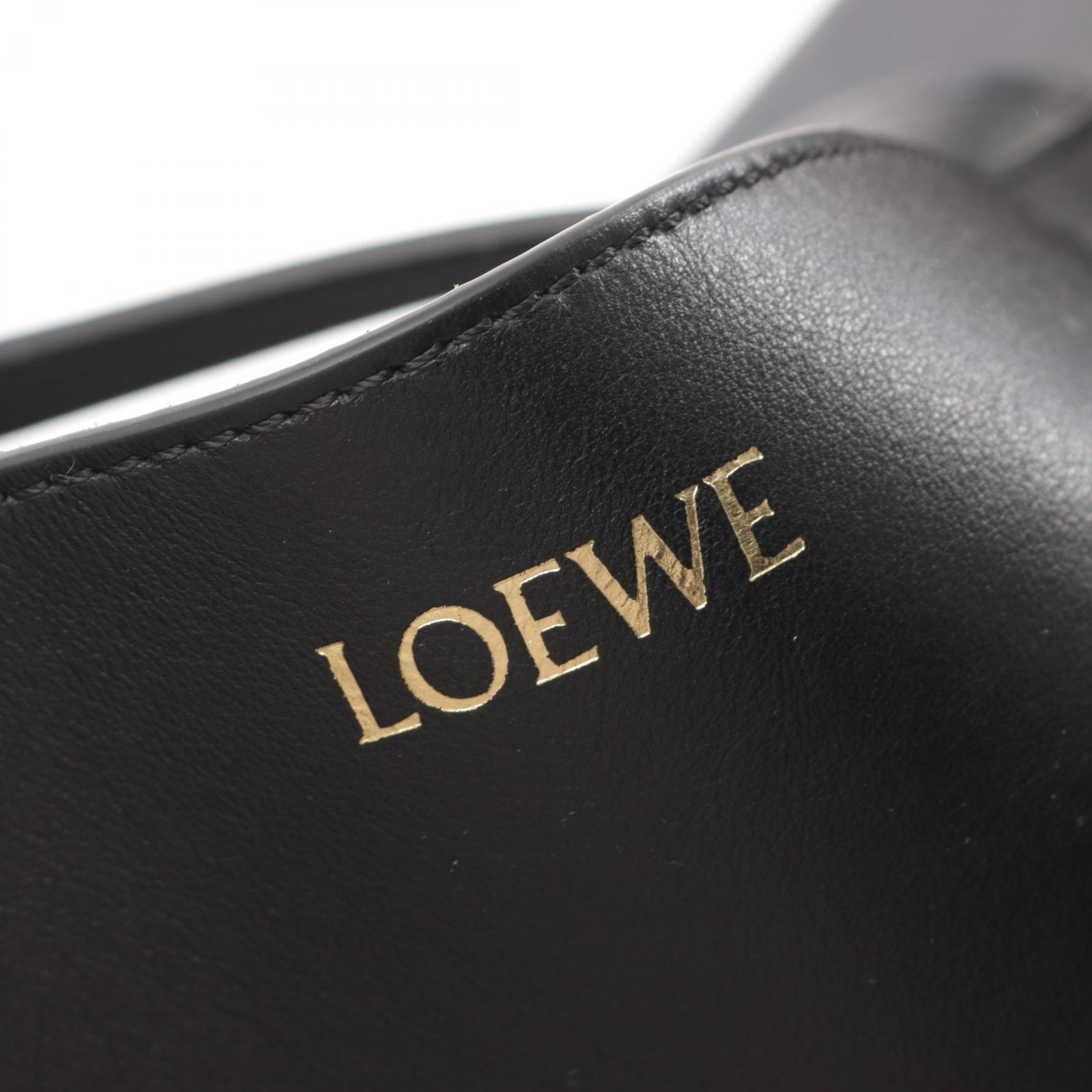 LOEWE Puzzle Fold Large Tote Shoulder Bag B933Q18X011100 leather Black NEW mens