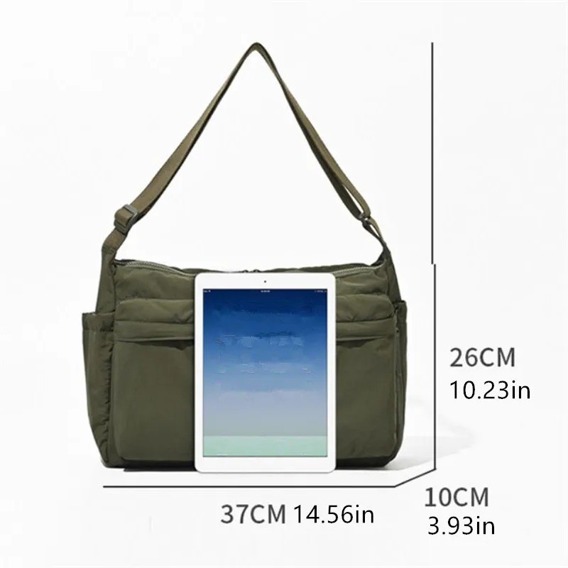 Uniqlo Multi Pocket Shoulder Bag 2 Colors Handbag For Men Messenger Bag